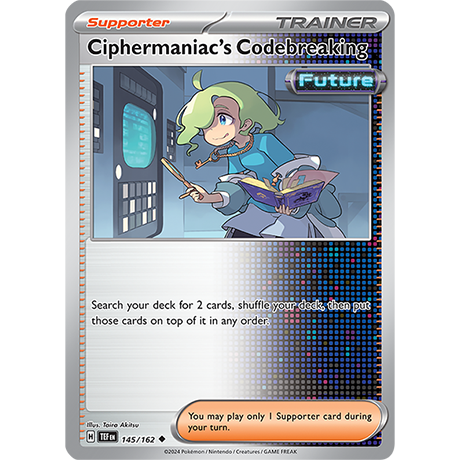 Pokémon TCG: Scarlet & Violet — Temporal Forces Ciphermaniac's Codebreaking