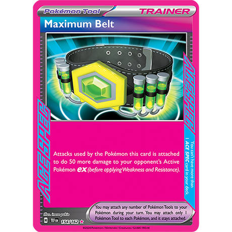 Pokémon TCG: Scarlet & Violet — Temporal Forces Maximum Belt