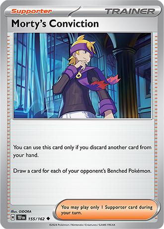 Pokémon TCG: Scarlet & Violet — Temporal Forces Morty's Conviction
