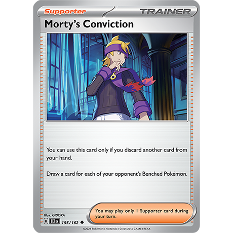 Pokémon TCG: Scarlet & Violet — Temporal Forces Morty's Conviction