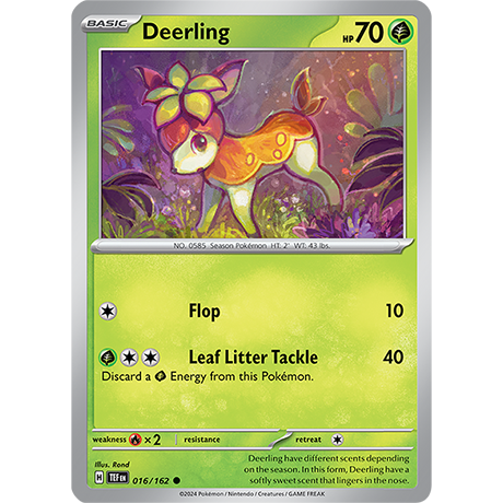 Pokémon TCG: Scarlet & Violet — Temporal Forces Deerling