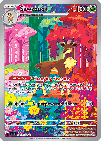 Pokémon TCG: Scarlet & Violet — Temporal Sawsbuck