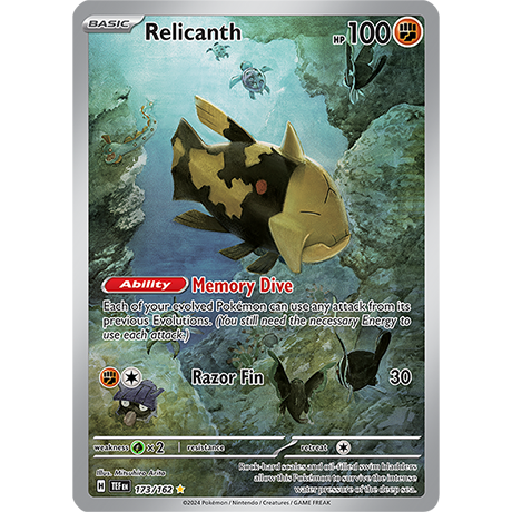 Pokémon TCG: Scarlet & Violet — Temporal Relicanth 173/162