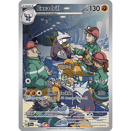 Pokémon TCG: Scarlet & Violet — Temporal Forces Exadrill 174/162