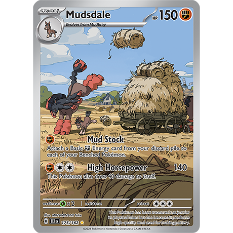 Pokémon TCG: Scarlet & Violet — Temporal Mudsdale 175/162