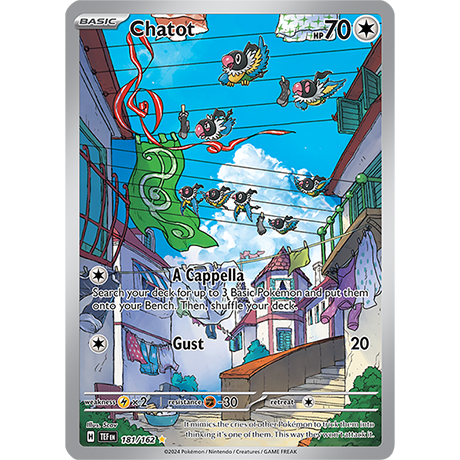 Pokémon TCG: Scarlet & Violet — Temporal Forces Chatot 181/162