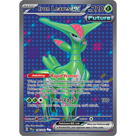 Pokémon TCG: Scarlet & Violet — Temporal Forces Iron Leaves EX 186/162
