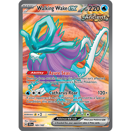 Pokémon TCG: Scarlet & Violet — Temporal Forces Walking Wake EX 189/162