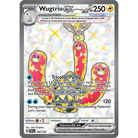 Pokémon TCG: Scarlet & Violet — Temporal Forces Wugtrio EX 190/162