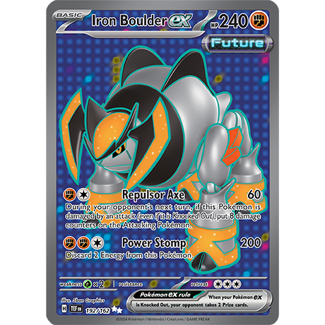Pokémon TCG: Scarlet & Violet — Temporal Forces Iron Boulder EX 193/162
