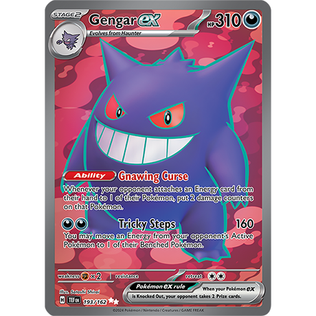 Pokémon TCG: Scarlet & Violet — Temporal Forces Gengar EX 193/162
