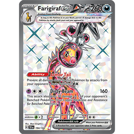 Pokémon TCG: Scarlet & Violet — Temporal Forces Farigiraf EX 194/162