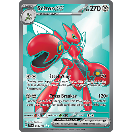 Pokémon TCG: Scarlet & Violet — Temporal Forces Scizor EX 195/162