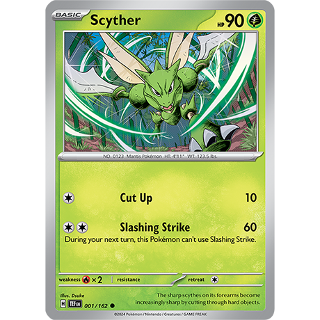 Pokémon TCG: Scarlet & Violet — Temporal Forces Scyther