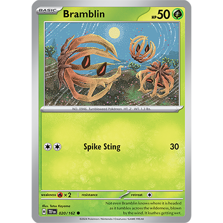 Pokémon TCG: Scarlet & Violet — Temporal Forces Bramblin