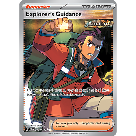 Pokémon TCG: Scarlet & Violet — Temporal Forces Explorer's Guidance 200/162