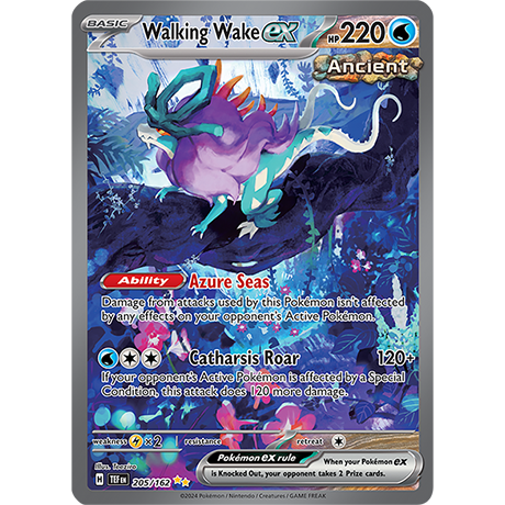 Pokémon TCG: Scarlet & Violet — Temporal Forces  Walking Wake 205/162