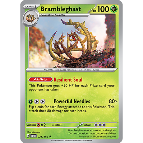 Pokémon TCG: Scarlet & Violet — Temporal Forces Brambleghast
