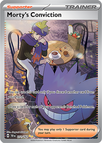 Pokémon TCG: Scarlet & Violet — Temporal Forces Morty's Conviction 211/162
