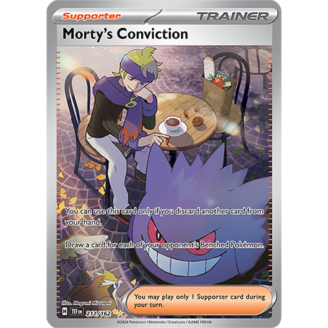 Pokémon TCG: Scarlet & Violet — Temporal Forces Morty's Conviction 211/162
