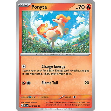 Pokémon TCG: Scarlet & Violet — Temporal Forces Ponyta