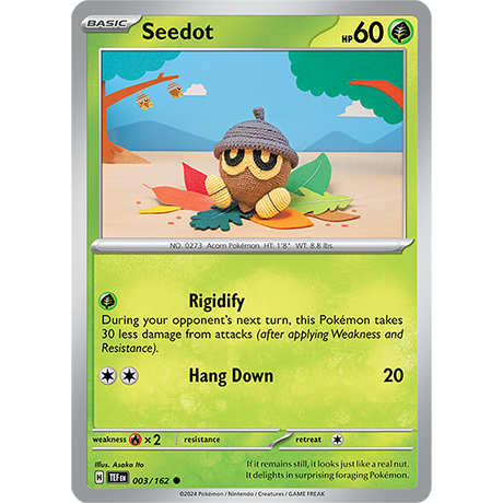 Pokémon TCG: Scarlet & Violet — Temporal Forces Seedot
