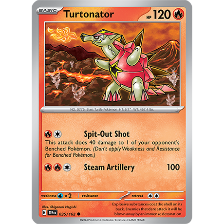 Pokémon TCG: Scarlet & Violet — Temporal Forces Turtonator
