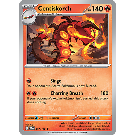Pokémon TCG: Scarlet & Violet — Temporal Forces Centiskorch