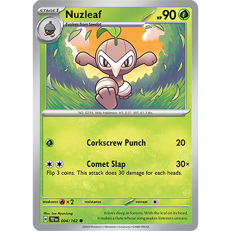 Pokémon TCG: Scarlet & Violet — Temporal Forces Nuzleaf