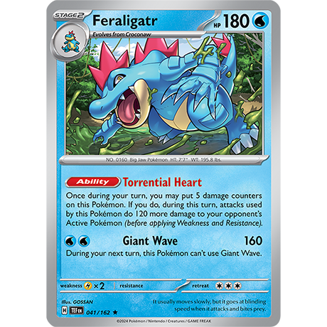 Pokémon TCG: Scarlet & Violet — Temporal Forces Feraligatr