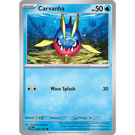 Pokémon TCG: Scarlet & Violet — Temporal Forces Carvanha