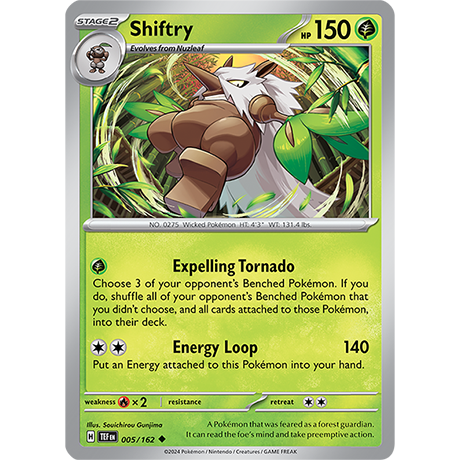 Pokémon TCG: Scarlet & Violet — Temporal Forces Shiftry