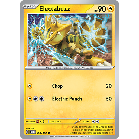 Pokémon TCG: Scarlet & Violet — Temporal Forces Electabuzz