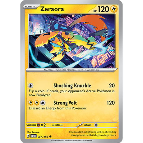 Pokémon TCG: Scarlet & Violet — Temporal Forces Zeraora