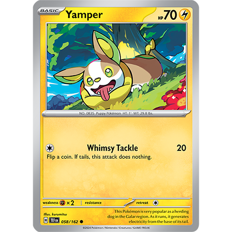 Pokémon TCG: Scarlet & Violet — Temporal Forces Yamper