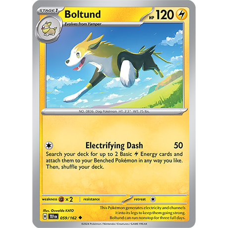 Pokémon TCG: Scarlet & Violet — Temporal Forces Boltund