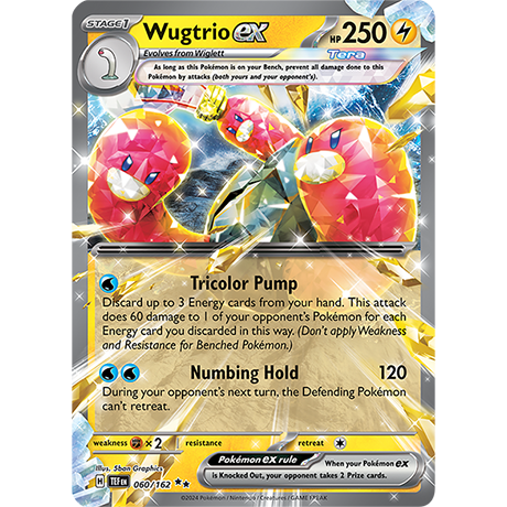 Pokémon TCG: Scarlet & Violet — Temporal Forces Wugtrio EX 060/162