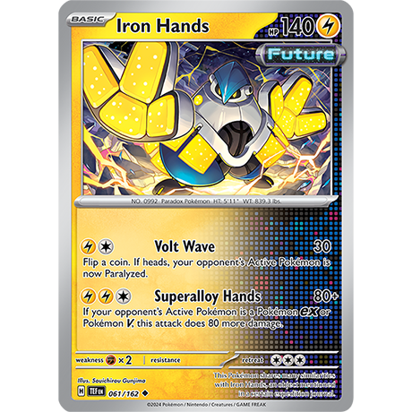 Pokémon TCG: Scarlet & Violet — Temporal Forces Iron Hands