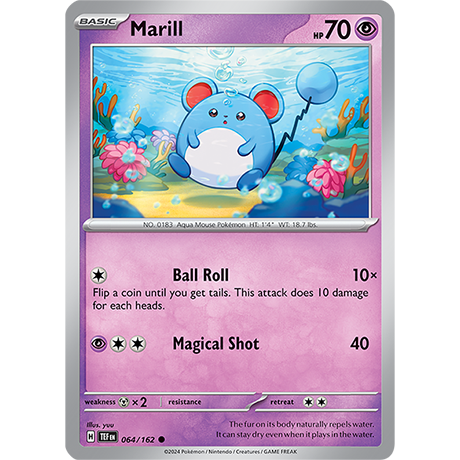 Pokémon TCG: Scarlet & Violet — Temporal Forces Marill