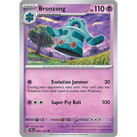 Pokémon TCG: Scarlet & Violet — Temporal Forces Bronzong