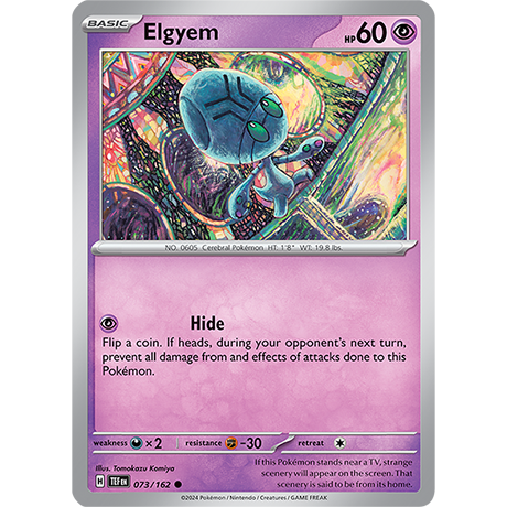 Pokémon TCG: Scarlet & Violet — Temporal Forces Elgyem
