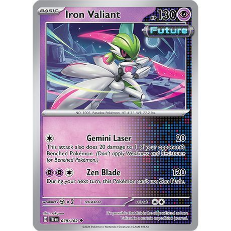 Pokémon TCG: Scarlet & Violet — Temporal Forces Iron Valiant 079/162