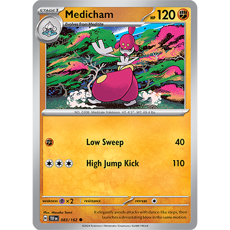 Pokémon TCG: Scarlet & Violet — Temporal Forces Medicham