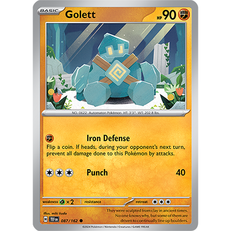 Pokémon TCG: Scarlet & Violet — Temporal Forces Golett