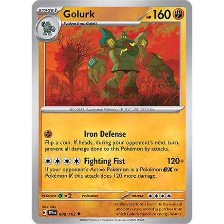 Pokémon TCG: Scarlet & Violet — Temporal Forces Golurk
