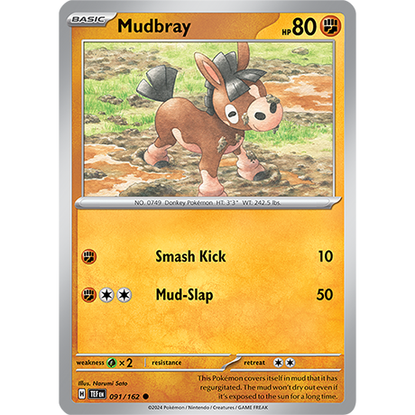 Pokémon TCG: Scarlet & Violet — Temporal Forces Mudbray