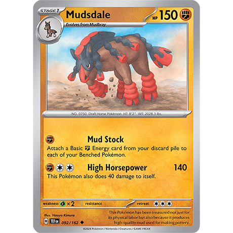 Pokémon TCG: Scarlet & Violet — Temporal Forces Mudsdale