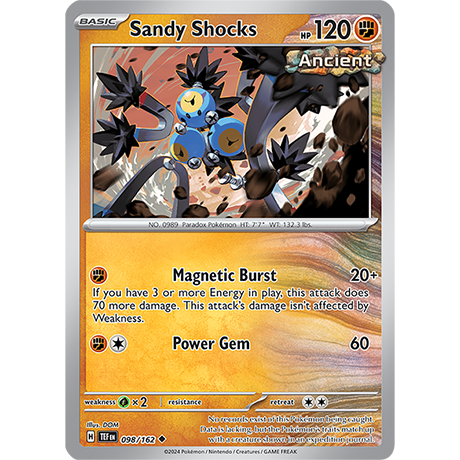 Pokémon TCG: Scarlet & Violet — Temporal Forces Sandy Shocks