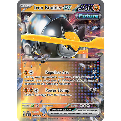Pokémon TCG: Scarlet & Violet — Temporal Forces Iron Boulder EX