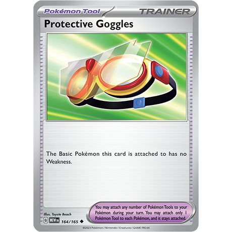 Protective Goggles - 164/165 - SV: Scarlet & Violet 151 (MEW)  RH